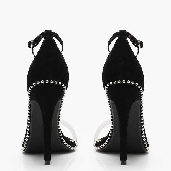 Clear and Stud Heels - Picture 2 of 4